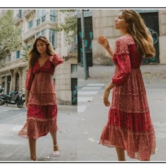 NWT ba&sh Gypsy Gypsie Rose Dress - Picture 1 of 15